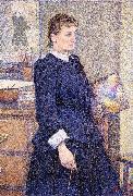 Theo Van Rysselberghe Anna Boch in her Atelier oil painting on canvas